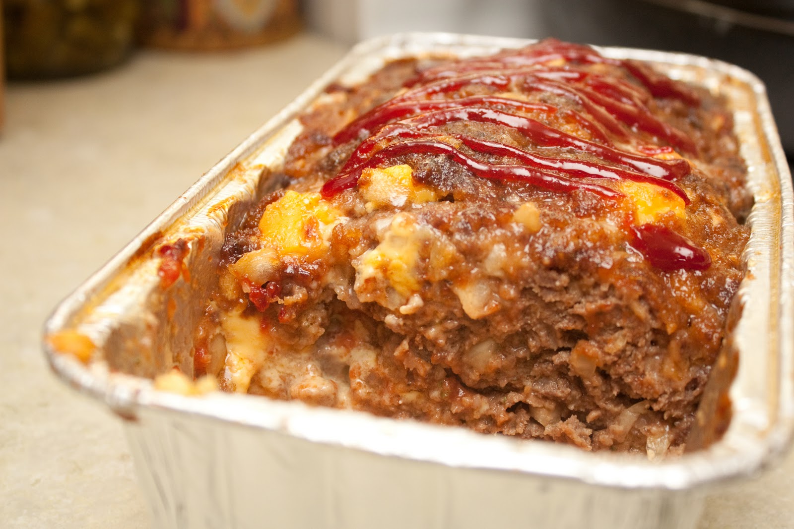 The Recipe Nest Cheesy Meatloaf