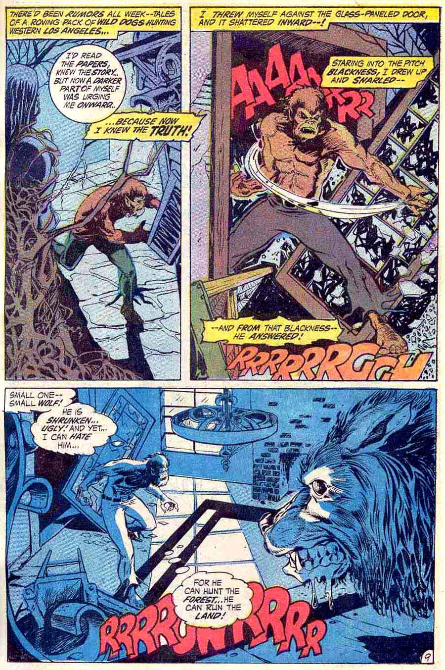 Marvel Spotlight #2 key issue 1970s bronze age comic book mike ploog page - 1st appearance Werewolf by Night
