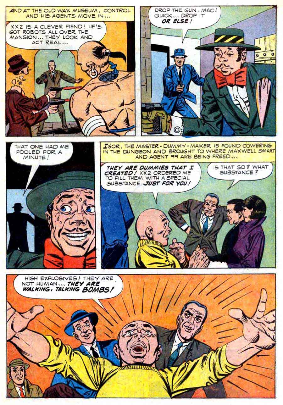 Get Smart v1 #2 - Steve Ditko dell tv 1960s silver age comic book page art