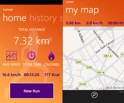 Runner WP7 App