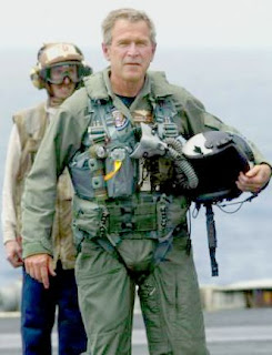 President Bush in flight suit
