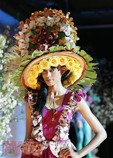 Fatal Attraction 2 Fashion: The Headdress Affair: A Floral Fantasy