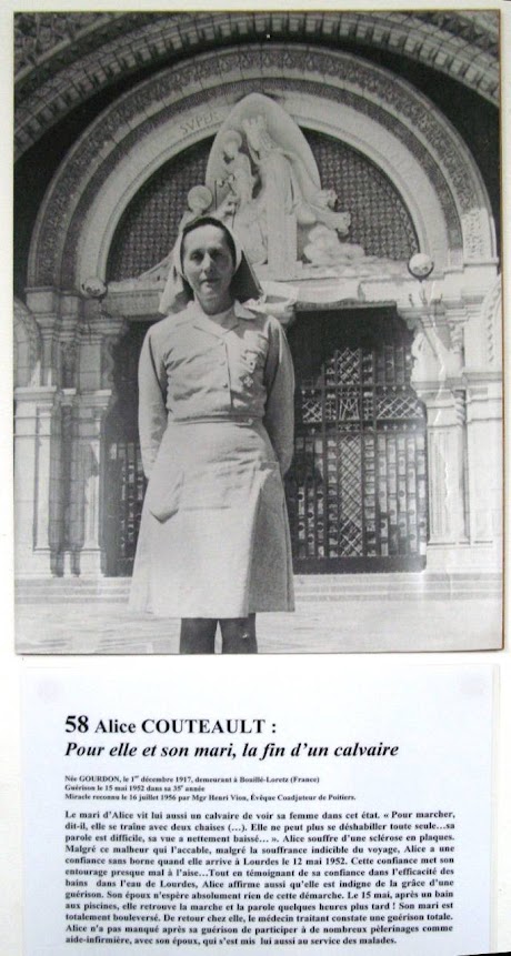 Alice Couteault: um dos milagres estudados e aprovados