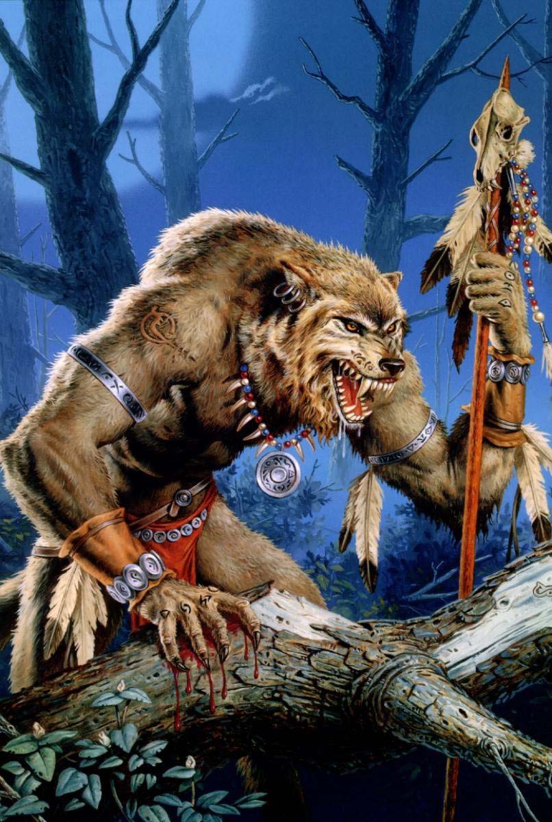 The wolf den: Werewolf - Native American werewolf shaman