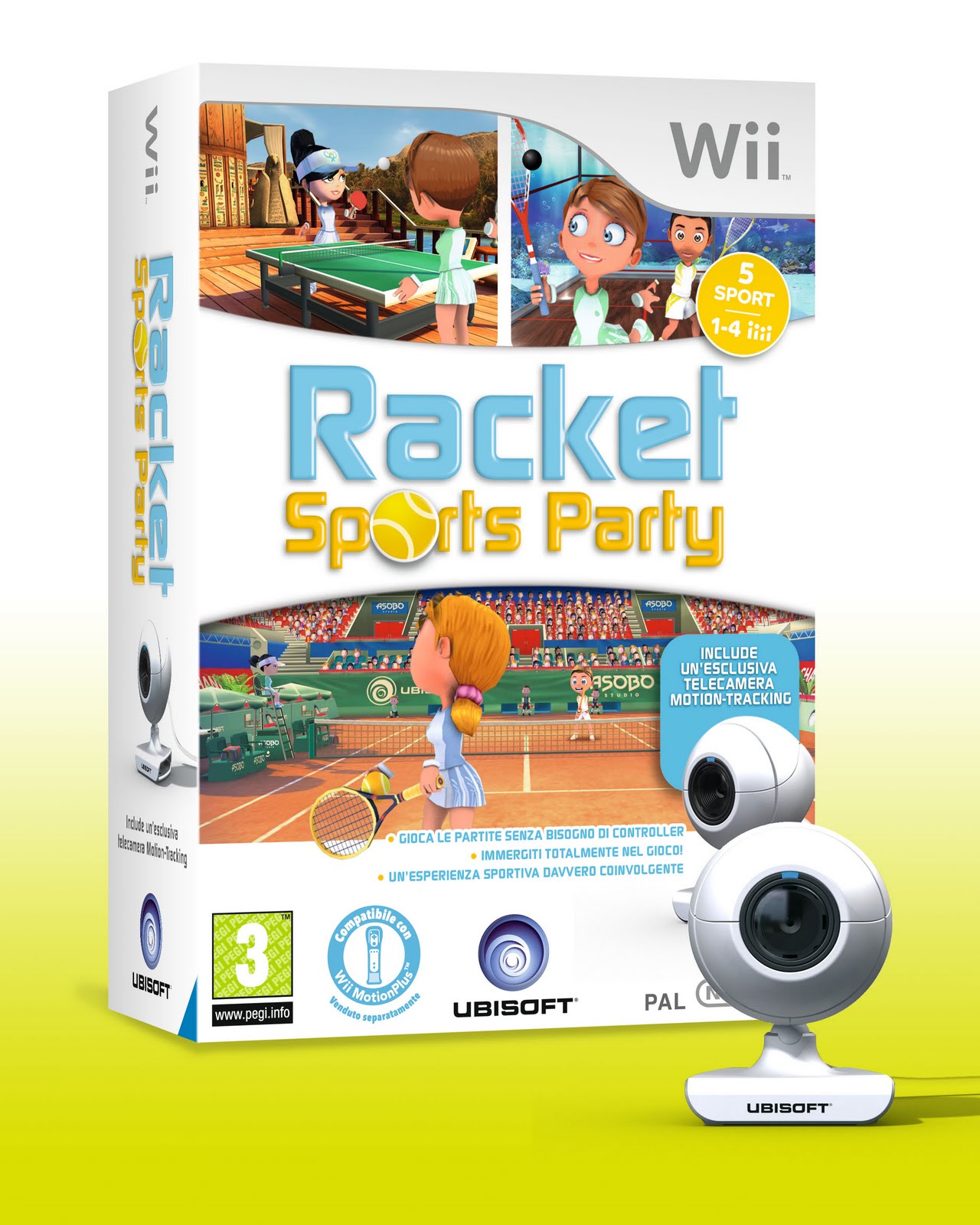 Gli Amici Della Wii Giochi Racket Sports Party