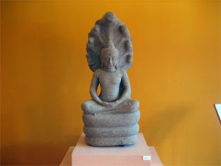 One of the excavated Buddhas