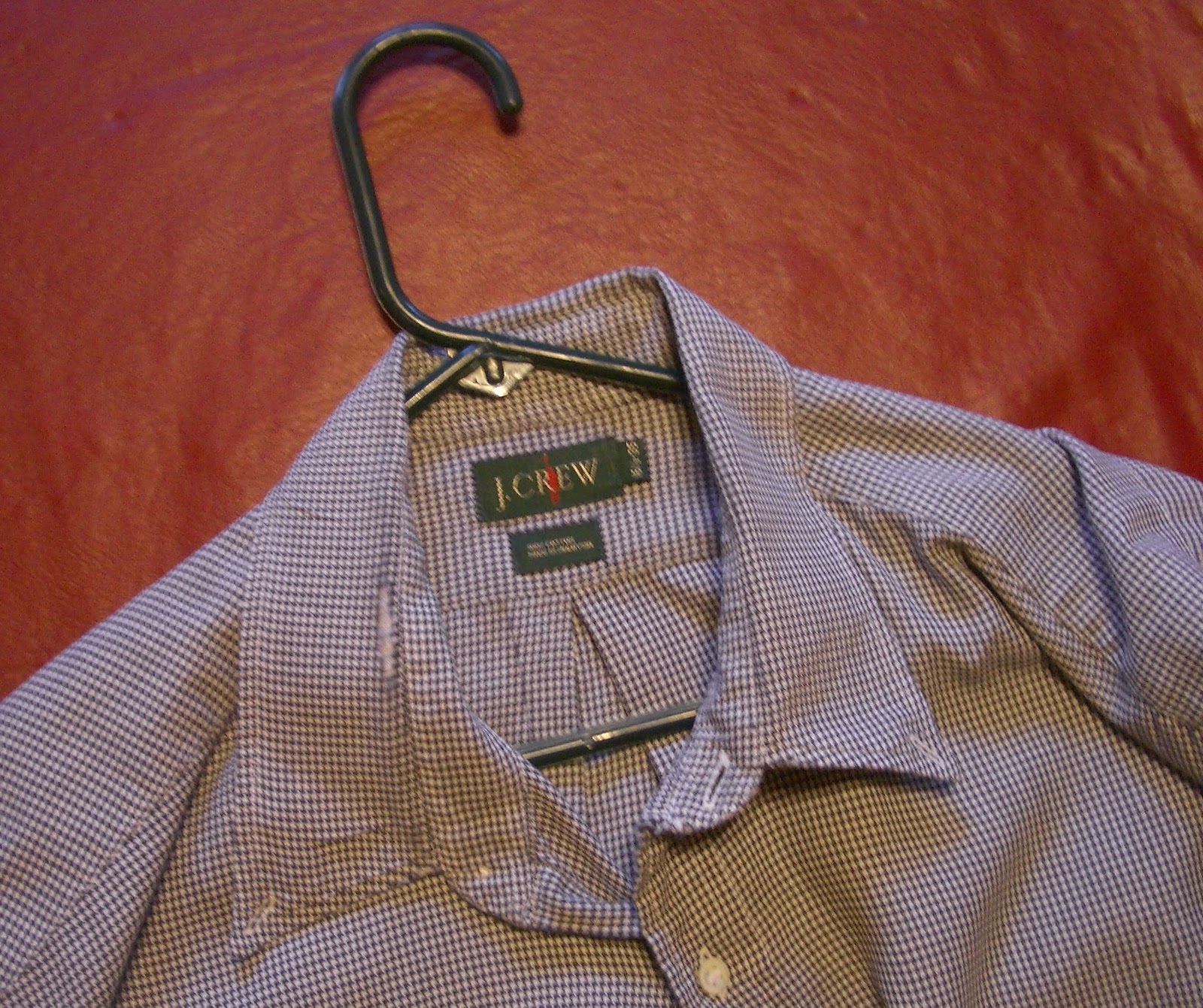 Thrift at Home How to Turn a Man's Shirt Collar