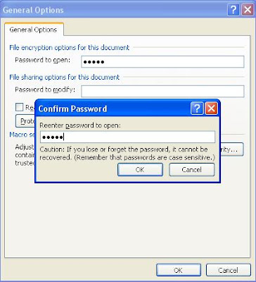 Word 2007 Password to Open