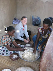 Me and the Mamas Making Chapatis for the Breakfast Program