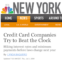 SPECIAL THANKS to NBC & LYNDA BAQUERO for mentioning BLOGGERS AGAINST CHASE BANK.
