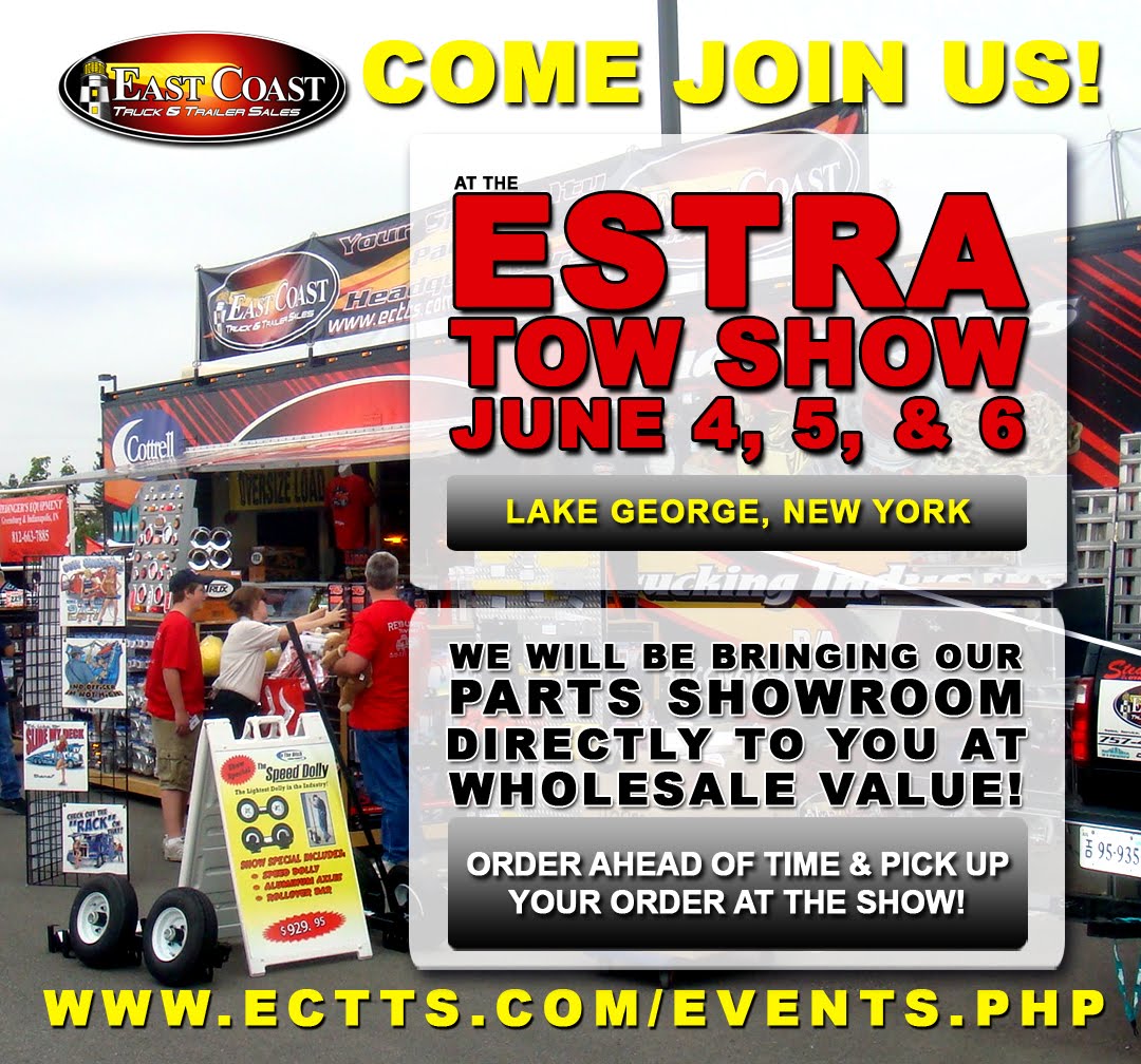 Towing Tips and Techniques Come join us at the ESTRA NY Tow Show