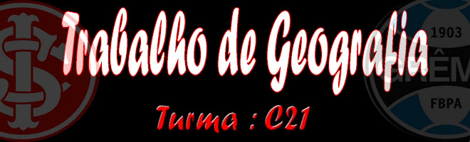 Trabalho de Gegrafia