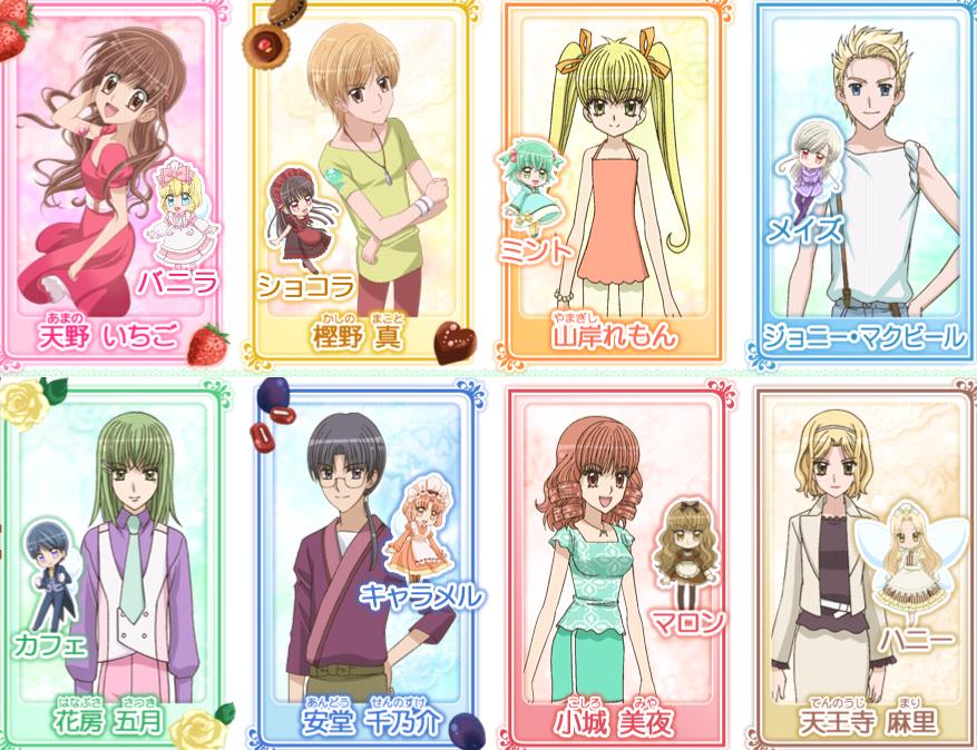 Liste des personnages de yumeiro patissiere