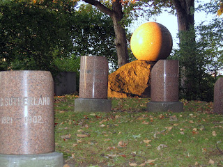 sphere headstone