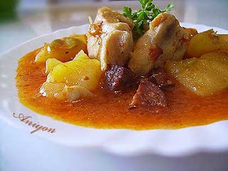 gourmet recipes-Chicken with sausage and potatoes