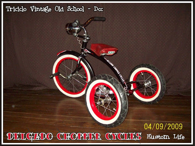 Triciclo para niños/as vintage - Old School - DCC