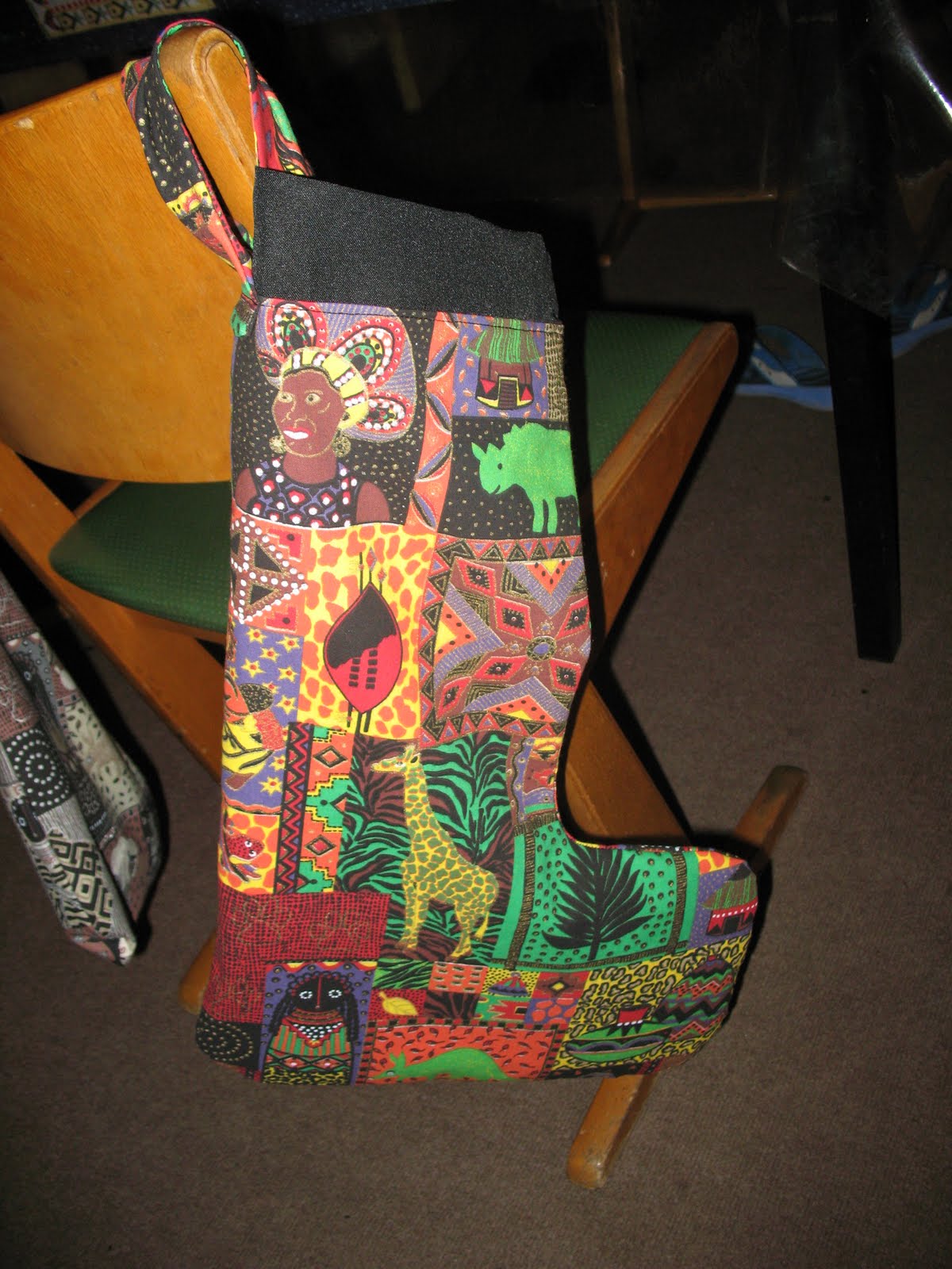 Charlene Creative Crafts etc The girls Christmas stockings in Africa...