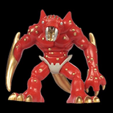 Figurine Gormiti - Peuple Du Volcan - Magma Cracheur De Feu - Série 1 Vintage