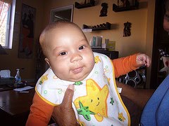 Grandson Yaniv at 4 months