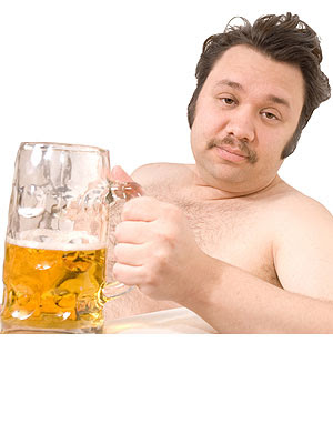 Fat Guy With Beer 120