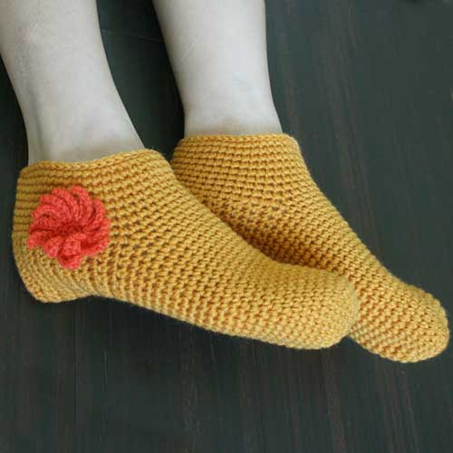 rin make things: Hand knitting bedroom socks