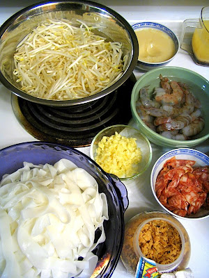 char kway teow mise en place