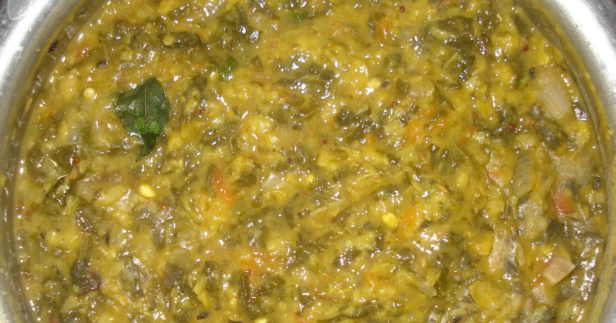 THOTAKURA PAPPU (AMARANTH LEAVES DAL) - Prathi's Cuisine