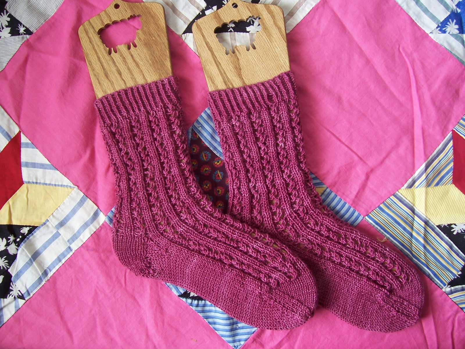 Knitting Only Socks: Rosebuds Socks