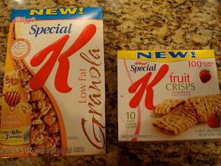 Special K Low Fat Granola Cereal and Fruit Crisp bars