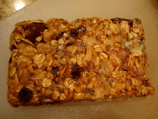 Overhead photo of Vegan Peanut Butter Chocolate Chip Protein Bar - 17