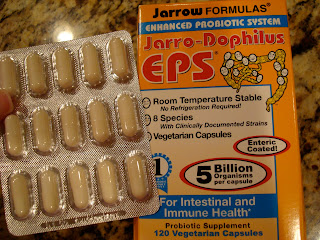 Probiotics in pill packaging