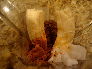 Overhead of Ingredients needed to make Vegan Coconut Banana Cookie Bites