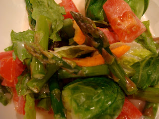 Green salad with mixed vegetables