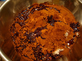 Raw Vegan Chocolate Coconut Snowballs ingredients in bowl