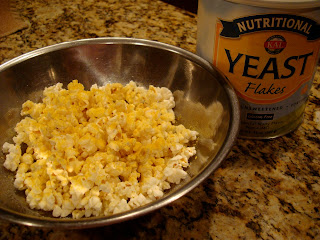 Nutritional Yeast Popcorn in bowl