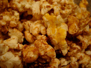 Close up of Nutritional Yeast Popcorn