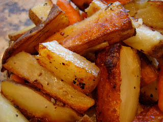 Ginger Coconut Roasted Potatoes & Vegetables