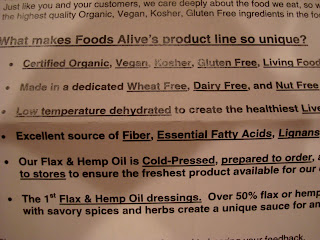 Info about Foods Alive brand