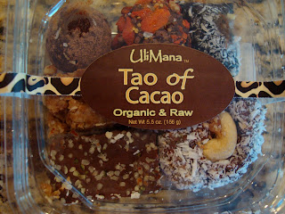 UliMana Tao of Cacao Organic and Raw treats in package