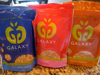Three Flavors of Galaxy Granola packages