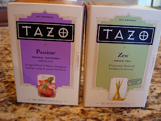 Passion and Zen Tazo Tea boxes