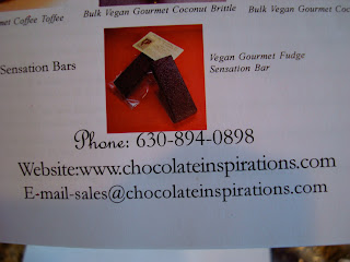 Chocolate Inspirations business card
