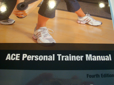 Close up of Ace Personal Trainer Manual