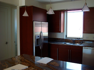 View of kitchen in new house