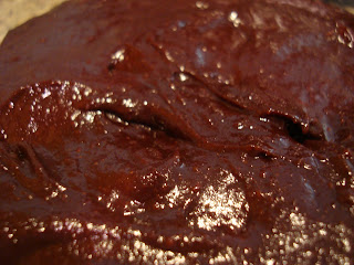 Close up of Raw Vegan Brownies