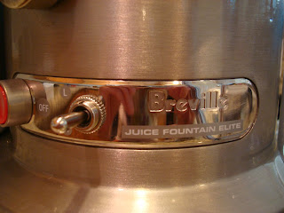 Side of juices showing the name and style