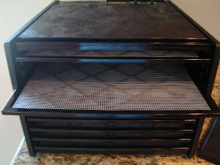 Excalibur Dehydrator with tray pulled out