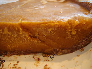 Side view showing layers of crust and filling