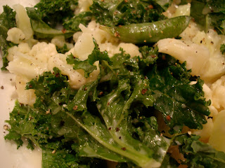 Close up of salad with Homemade Vegan Sweet & Tangy Slaw Dressing