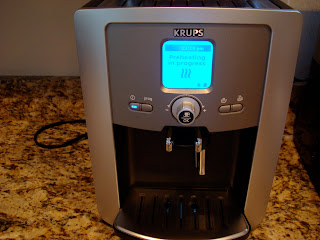 Krups Espresso Maker on countertop